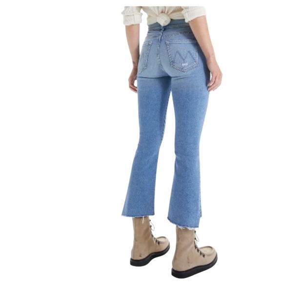 MOTHER The Insider Crop Step Fray Jeans – Thrilling Shots / Size 29 - Picture 7 of 12